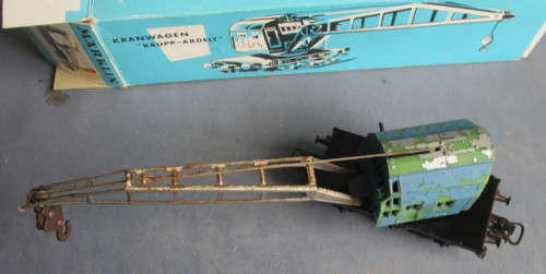 MARKLIN HO SCALE - KRUPP-ARDELT CRANE CAR - BOXED AS PER FOTOS