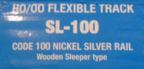 PECO HO SCALE - 25 x SL100 FLEXIBLE TRACK CODE 100, BOXED
