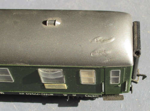 FLEISCHMANN HO SCALE - DB 4 X PASSENGER COACH SET, SEE FOTOS