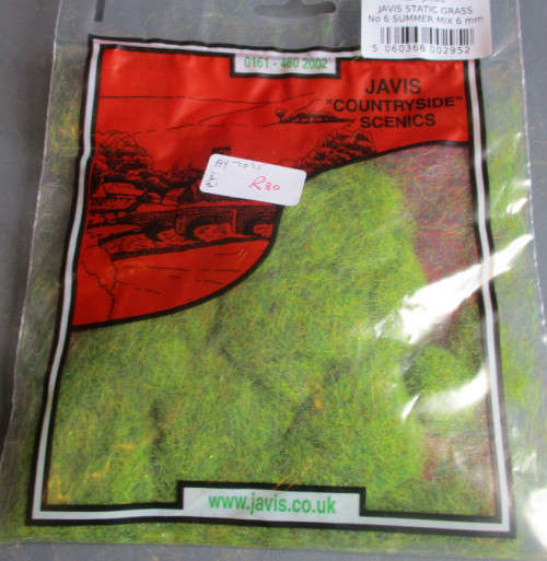 JAVIS ALL SCALES - STATIC GRASS, SUMMER MIX 6mm - NEW BAGGED