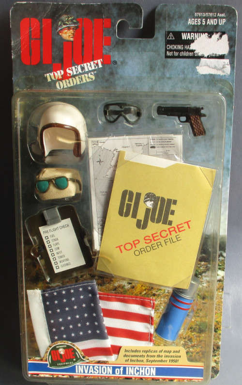 HASBRO - GI JOE ACCESORIES, INVASION OF INCHON, CARDED SEALED, SEE FOTOS