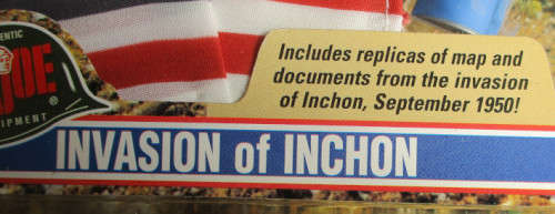 HASBRO - GI JOE ACCESORIES, INVASION OF INCHON, CARDED SEALED, SEE FOTOS