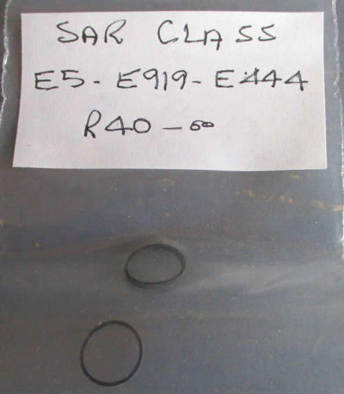 2 X HO SCALE TYRES FOR SAR CLASSES 5E, E919, E444