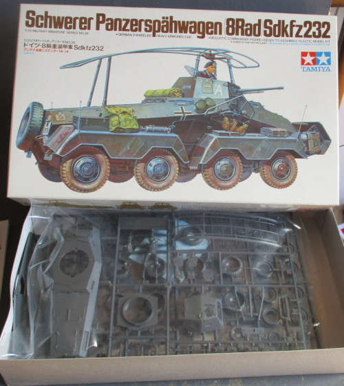 TAMIYA 1/35 SCALE - SCHWERE PANZERSPAHWAGEN - BOXED