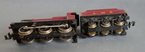 LIMA N SCALE - LMS STEAM LOCO & TENDER AS PER FOTOS, RUNNING FOR SPARES OR REPAIRS