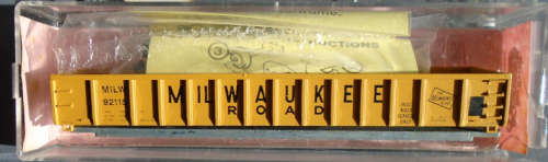 ROUNDHOUSE N SCALE - MILWAUKEE ROAD GONDOLA KIT - MINT BOXED