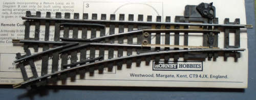 HORNBY HO SCALE -  LH POINT