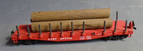 ROUNDHOUSE HO SCALE - ATSF STAKE WAGON