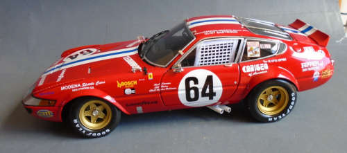 KYOSHO 1/18 SCALE - FERRARI 365 GTB/4, PAUL NEWMAN - HIGH END MODEL, BOXED