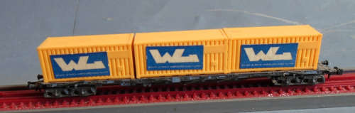 ROWA N SCALE - CONTAINER WAGON - BOXED