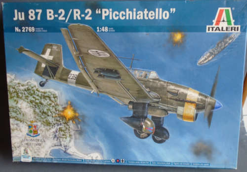 ITALERI 1/48 SCALE - Ju 87 B-2/R-2 PICCHIATELLO - BOXED