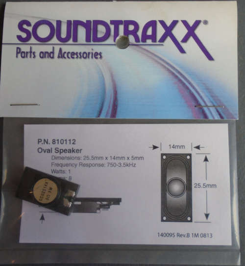 SOUNDTRAXX  HO SCALE - SPEAKER 25.5 X 14 X 5mm IN PKT
