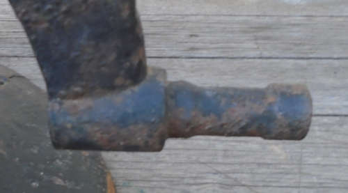 VINTAGE CAST IRON SLAVE BELL, SEE FOTO, CRACK IN BELL AND NO GONG