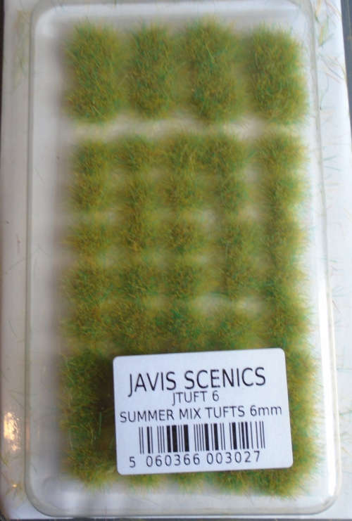 JAVIS ALL SCALES - SUMMER tufts 6mm - NEW CARDED