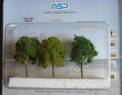 MSP - 3 X OAK TREES 35MM - CARDED