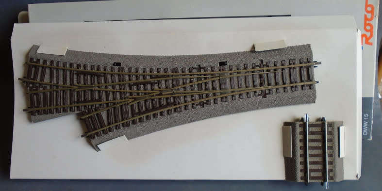 ROCO HO SCALE - 3 WAY POINT, BOXED