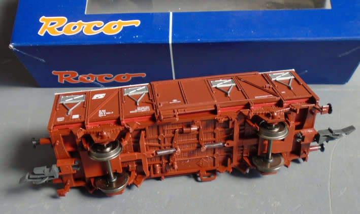 ROCO HO SCALE - FS CLOSED GOODS WAGON, BOXED