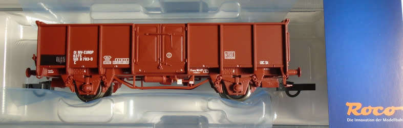 ROCO HO SCALE - OPEN GOODS WAGON - BOXED
