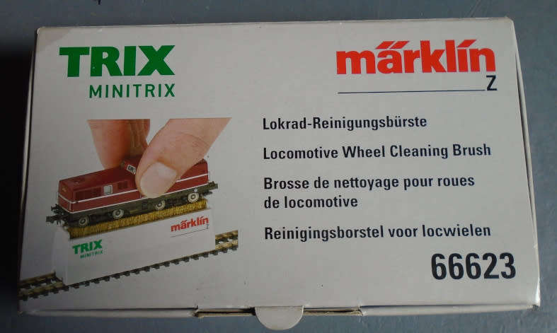 MARKLIN/TRIX Z SCALE - LOC WHEEL CLEANING BRUSH - BOXED