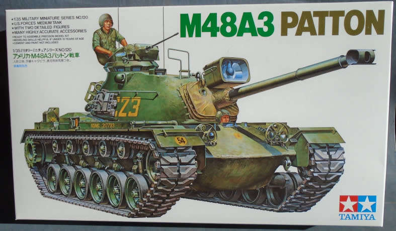 TAMIYA 1/35 SCALE - M48A3 PATTON, BOXED
