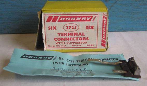 6 X TERMINAL CONNECTORS WITH SUPPRESSOR by HORNBY DUBLO OO/HO