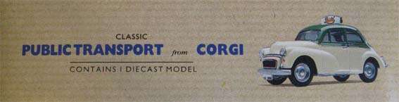 MORRIS MINOR BRISTOL OMNIBUS by CORGI in 1/43 SCALE (MIB)