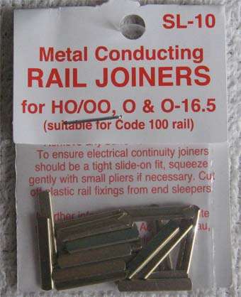 PECO STREAMLINE - RAIL JOINERS for HO/OO & O-16.5 CODE 100