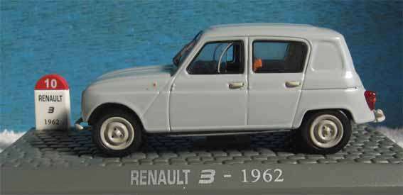 1962 RENAULT 3 in 1/43 SCALE (NEW BOXED)
