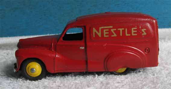 AUSTIN VAN - NESTLE'S by DINKY TOYS, MADE IN ENGLAND, MECCANO LTD.