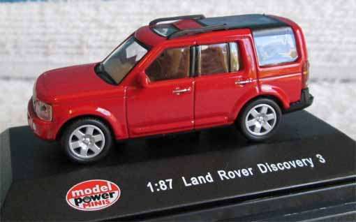 LAND ROVER DISCOVERY 3 by MODEL POWER in 1/87 RAILWAY SCALE (NEW BOXED)