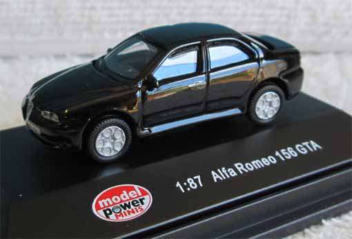 ALFA ROMEO 156 GTA by MODEL POWER in 1/87 RAILWAY SCALE (NEW BOXED)