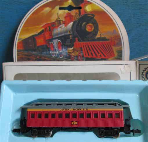 CENTRAL PACIFIC OLD TIME COACH by BACHMANN in "N" SCALE (MIB)