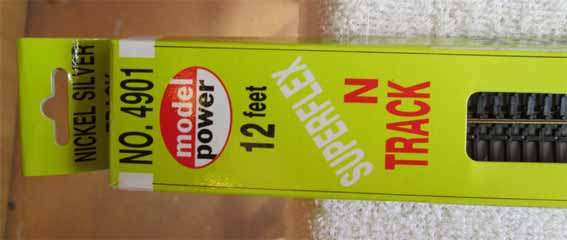 5 pcs of 29" SECTIONS OF CURVABLE TRACK by MODEL POWER in "N" SCALE (NEW BOXED)