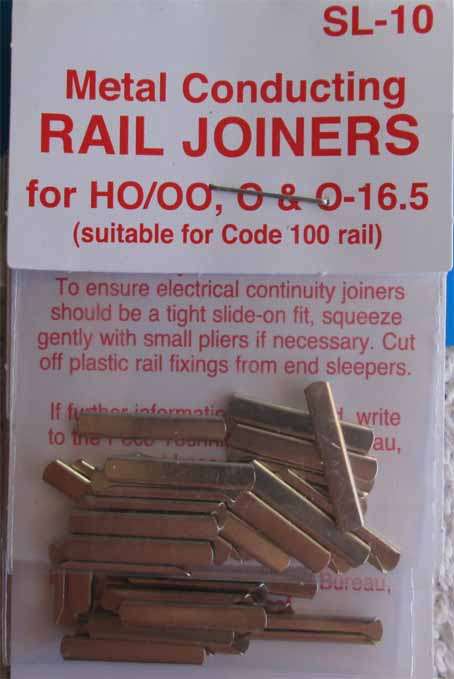 PECO - HO SCALE CODE 100 RAIL JOINERS (NEW IN PKT)