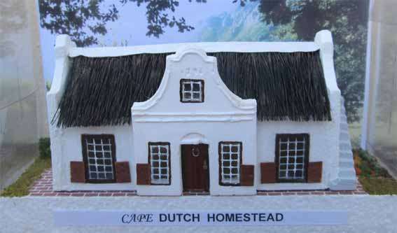 CAPE DUTCH HOMESTEAD in HO SCALE (NEW BOXED), MADE IN SA.