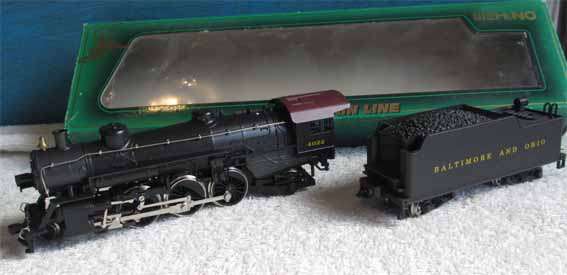 MEHANO - 4-6-2 STEAM LOCOMOTIVE in HO SCALE (BOXED) - B & O.