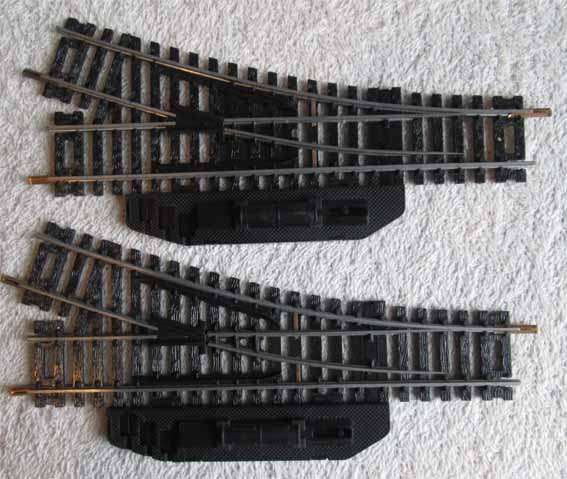 LIMA HO SCALE - 2 X MANUAL RIGHT HAND POINTS