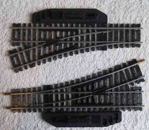 LIMA HO SCALE - 2 X MANUAL LEFT HAND POINTS