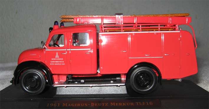 1961 MAGIRUS - DEUTZ MERKER TLF16 by ROAD SIGNATURE in 1/43 TRUCK SCALE (NEW BOXED)