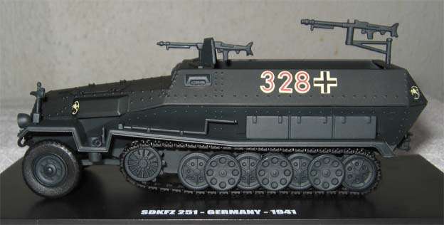 1941 SDKFZ 251 - GERMANY by EDISON GIOCATTOLI in 1/43 SCALE (NEW BOXED)