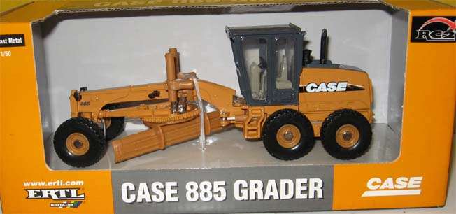 CASE 885 GRADER by ERTL in 1/50 SCALE (NEW BOXED)
