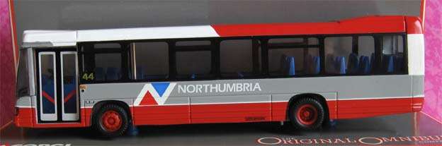 OPTARE DELTA - NORTHUMBRIA MOTOR SERVICES LTD by CORGI in 1/76 SCALE (NEW BOXED)