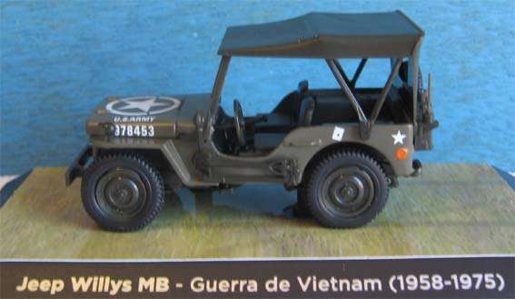 JEEP WILLYS MB - VIETNAM 1958 - 1975 in 1/43 SCALE (NEW BOXED)