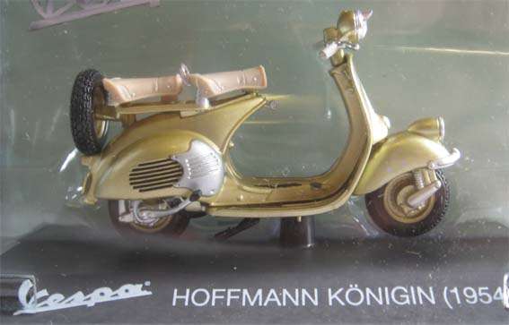 1954 VESPA HOFFMANN KONIGIN in 1/18 SCALE (NEW CARDED)