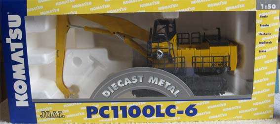 KOMATSU PC1100LC-6 MATERIAL HANDLER  by JOAL in 1/50 SCALE (NIB)