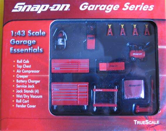 SNAP ON GARAGE ESSENTIALS by TRUE SCALE in 1/43 SCALE (NIB)