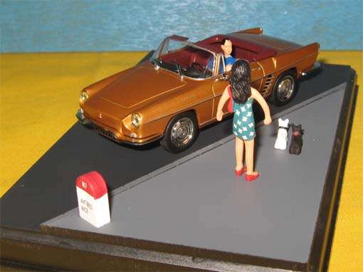 RENAULT FLORIDE DIORAMA by ALTAYA in 1/43 SCALE (NIB)