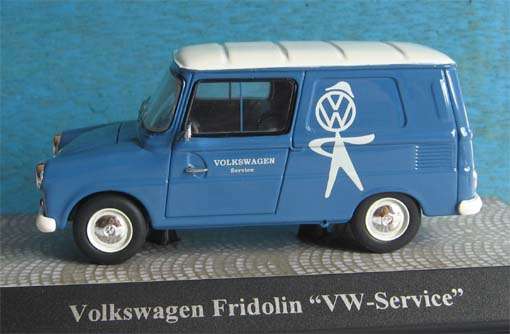 VOLKSWAGEN FRIDOLIN "VW-SERVICE" by PREMIUM CLASIXXS in 1/43 SCALE (NIB)