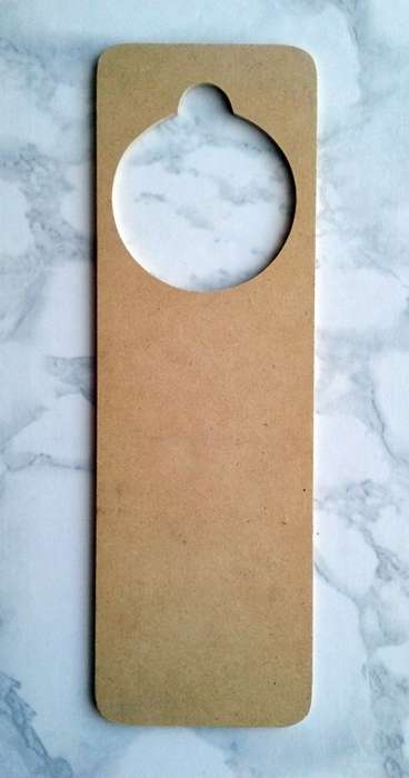 Wooden door hanger and switchplate cover