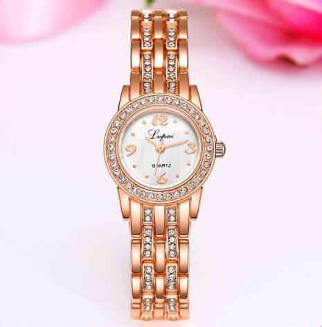 Rose Gold Plated Watch - Lupai Brand